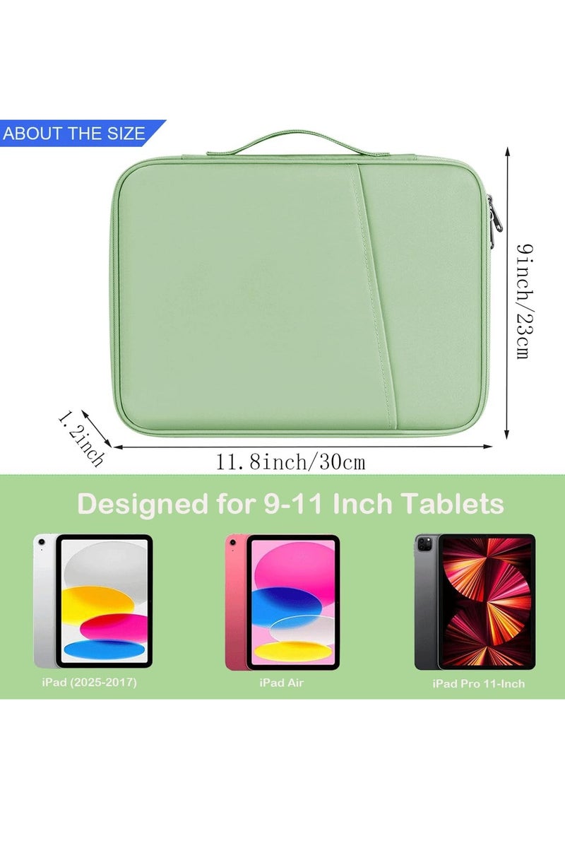 XICEN 9.7-11 Inch Tablet Sleeve Case, Protective Carrying Bag for iPad Pro 11 2022-2018,10.9 Inch iPad 10th, 10.2 Inch iPad 9/8/7, Galaxy Tablets S9 S8 A8 A7 - Image 3