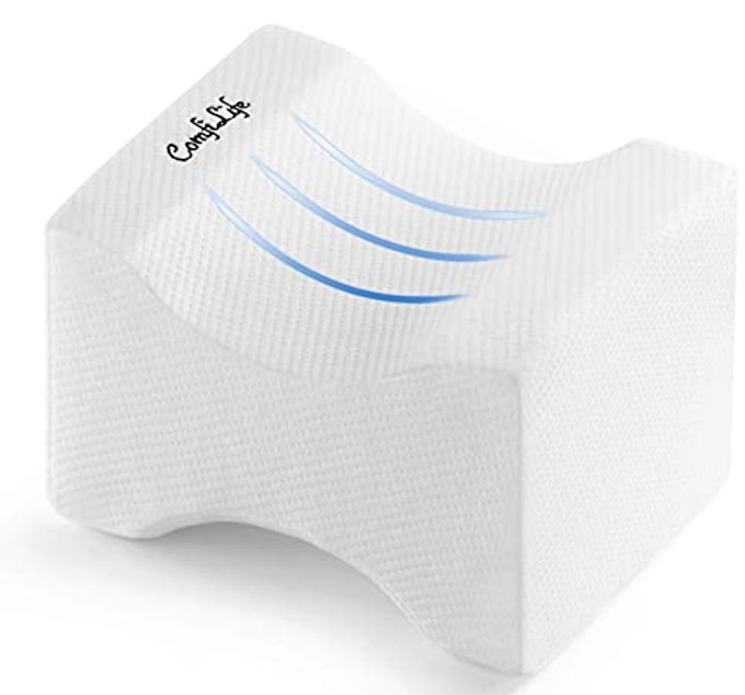 ORTHOPEDIC KNEE AND LEG PILLOW FOR SIDE SLEEPERS SLEEPING 100 MEMORY FOAM FOR BACK PAIN HIP PAIN RELIEF