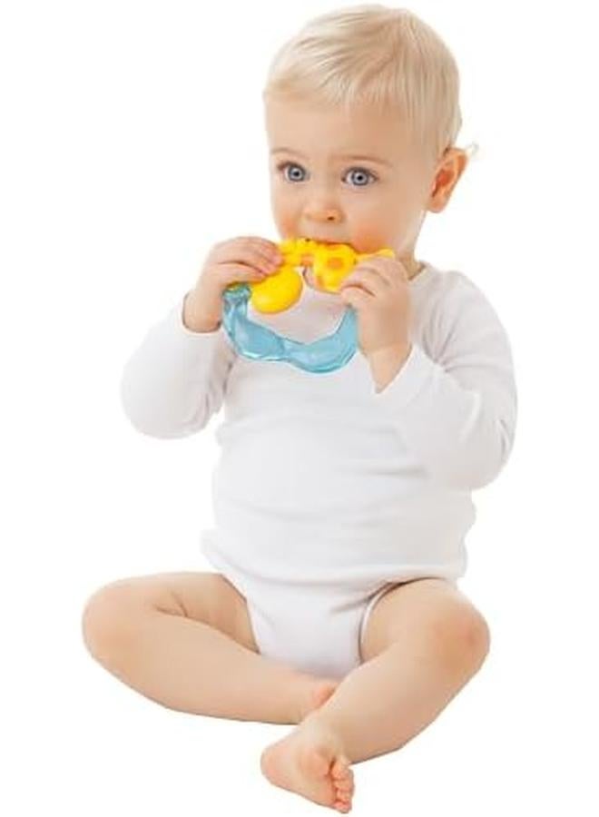 playgro Jerry Giraffe Water Teether Piece Of 0 Yellow Blue - Image 3