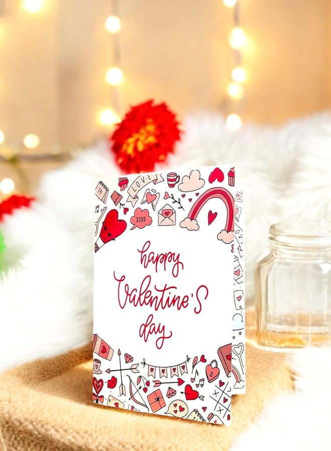 SINCE 7 STORE منذ 7 متاجر - بطاقة معايدة عيد الحب XoXo مع ظرف للأزواج، الحبيبة، الحبيب، الحب، هدية، الزوجة، الزوج - Image 2
