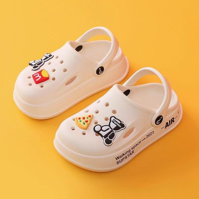 Children'S Slippers Summer Girls Non-Slip Boys Baotou Children Soft Sole Cave Shoes Baby Slippers - Image 1
