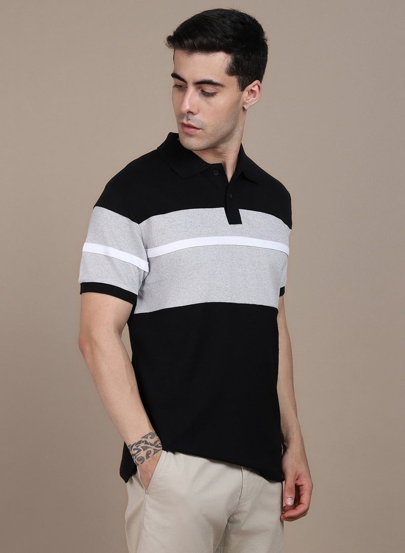 Dennis Lingo Black T-Shirt for Men, Sleek and Versatile - Image 3