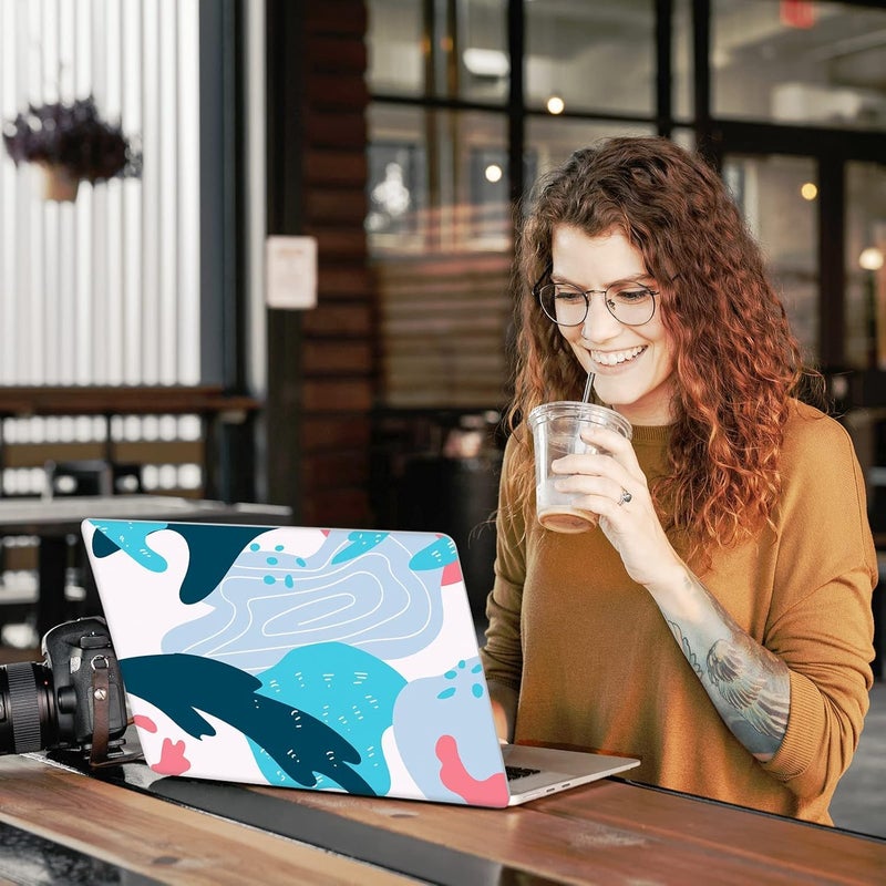 Tech Trendz Case Compatible with MacBook Pro 13 inch M2 A2338 Case A2251 M1 A2289 A2159 A1989 A1706 A1708 2024 2023 2022 2017 with Touch Bar, Hard Shell Case Cover -Light Theme-Colorful Graffiti Design - Image 4