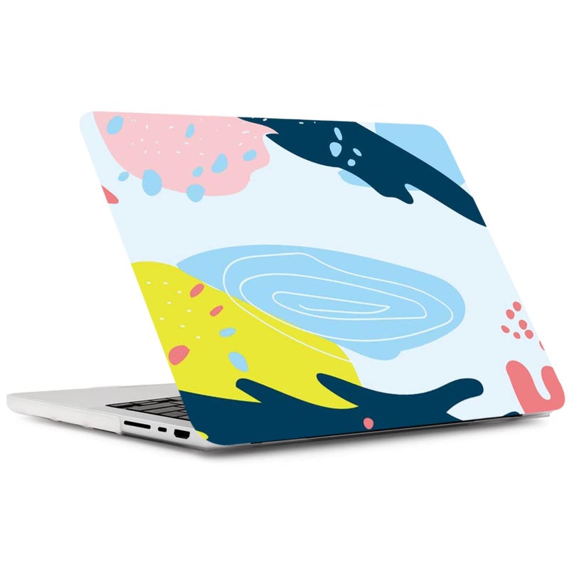 Tech Trendz Case Compatible with MacBook Pro 13 inch M2 A2338 Case A2251 M1 A2289 A2159 A1989 A1706 A1708 2024 2023 2022 2017 with Touch Bar, Hard Shell Case Cover -Light Theme-Colorful Graffiti Design - Image 1