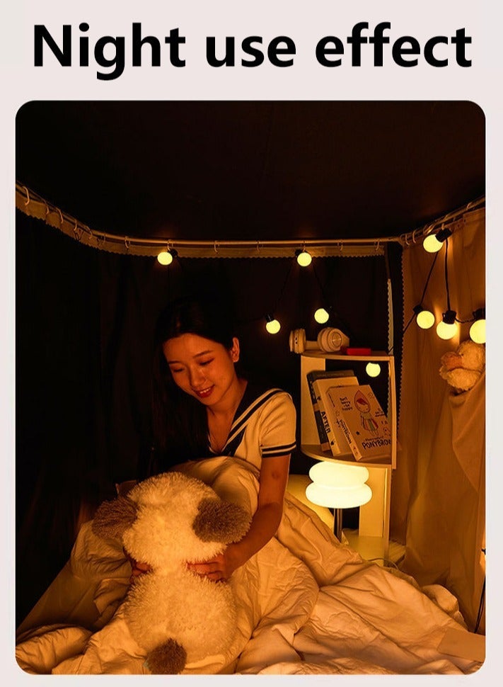 Bluejw Bed Canopy Tents Curtain Blackout Single Bed Tent Student Shading Cloth Canopy Dormitory Mosquito Net Sleep Privacy Protection with Frame for Children Bedroom Pink - Image 4