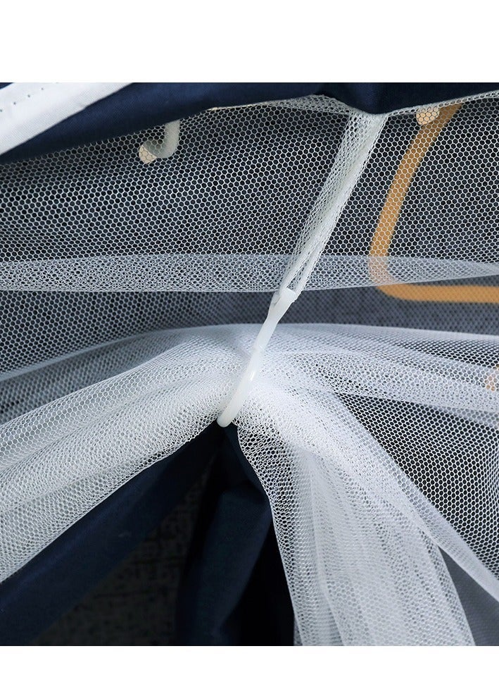 Bluejw Bed Canopy Tents Curtain Blackout Single Bed Tent Student Shading Cloth Canopy Dormitory Mosquito Net Sleep Privacy Protection with Frame for Children Bedroom Pink - Image 5