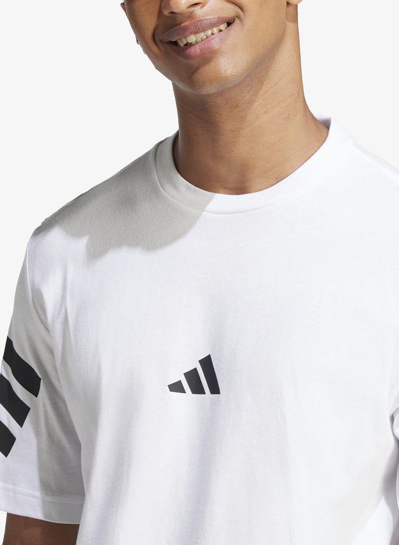 Adidas Future Icon 3 Stripe T-Shirt - Image 3
