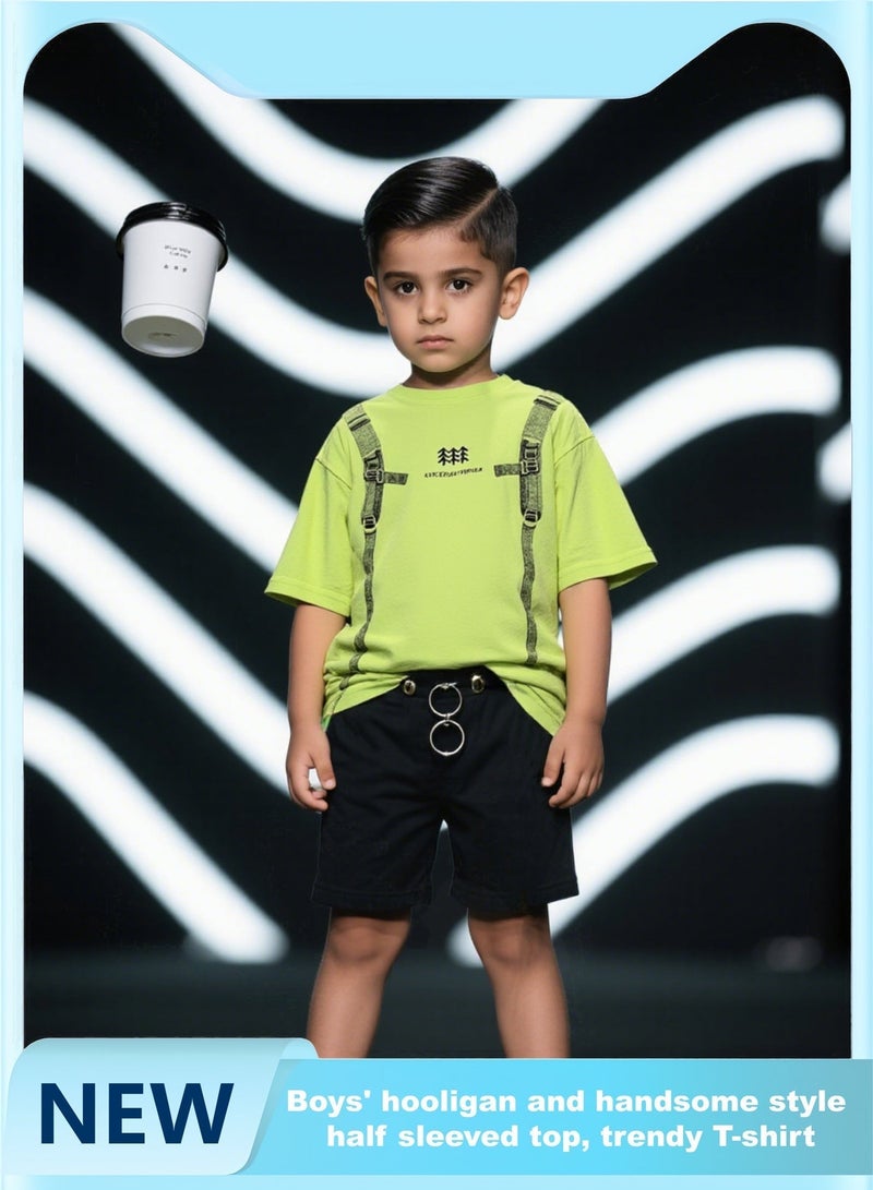 Boy's short-sleeved T-shirt - New summer lightweight design - Image 1
