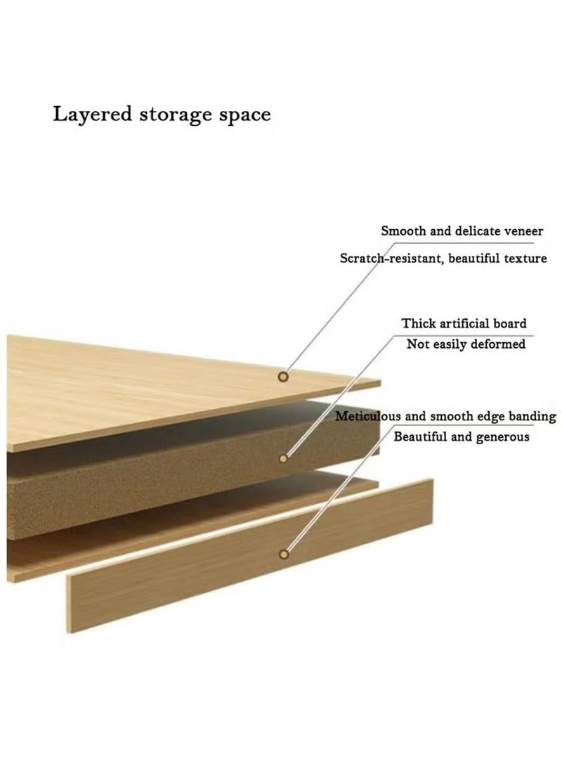بيوينتي 3 طبقة من الخشب الحديث المفتوح رف الكتب - Image 2