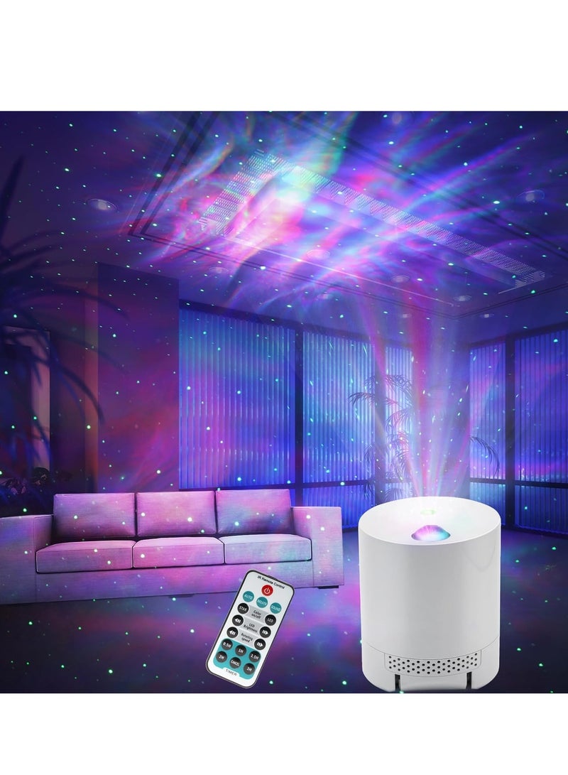 KASTWAVE Galaxy Projector, Star Projector, Northern Lights Projector with Remote Control, HD Image Star Projector Galaxy Light, Adjustable Color, Brightness and Movement Speed, Night Light Projector - Image 1