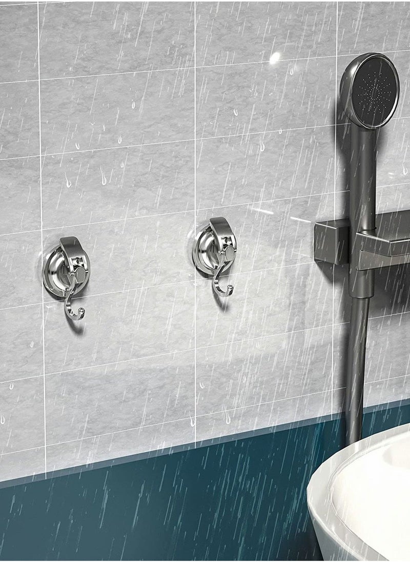 Generic - Vacuum Suction Cup Hooks, Silver Chrome-Plated Polished Heavy-Duty Suction Cup Hooks - Image 1
