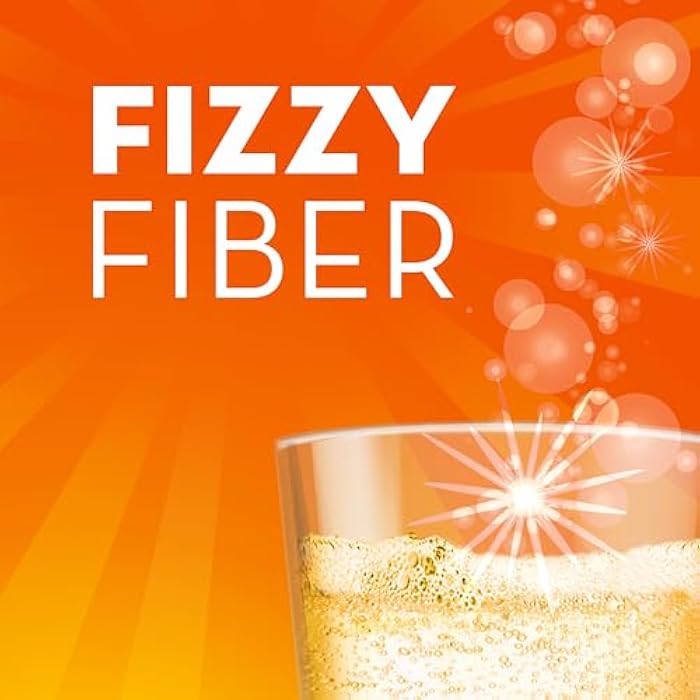 Metamucil Fizzy Fiber Supplement + Metabolism, Plant Based Psyllium Fiber Powder with B12 for Metabolism of Fats and Proteins, Daily Supplement for Regularity, Citrus Flavored Sugar-Free, 130 Serving - Image 3