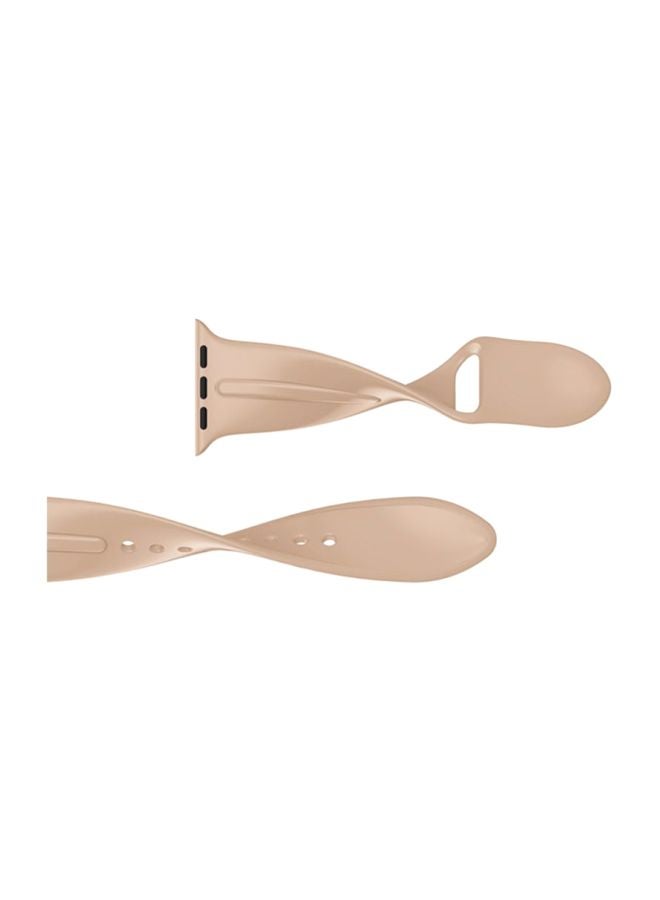 Voberry Replacement Band Strap For Apple Watch Series 4 40mm Khaki - Image 2