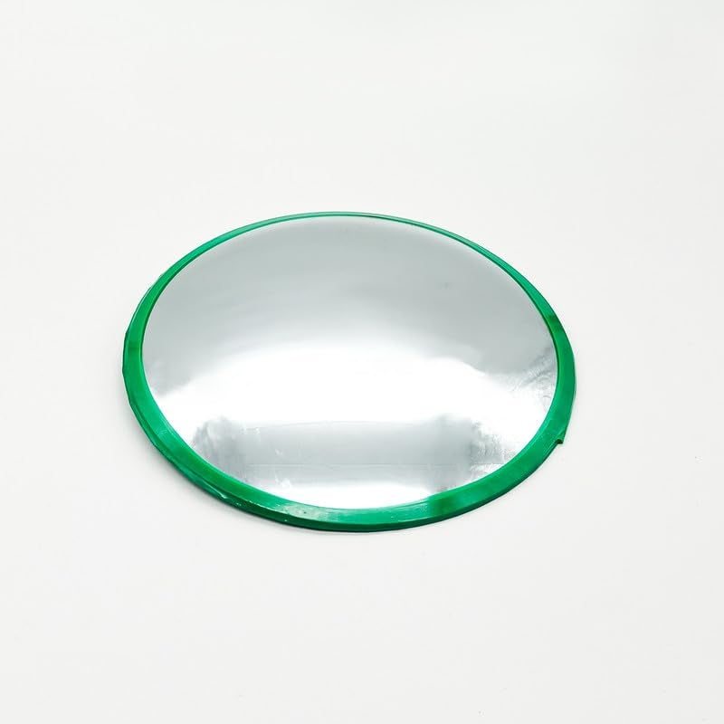 DOKCHAN Fengshui Convex Safety Mirror for Removal of Outside Negative Energy | Pakwa Mirror | Pakwa Framed Glass Round Wall Mount Front Mirror (Diameter : 16cm | Weight : 113gm) - Image 1