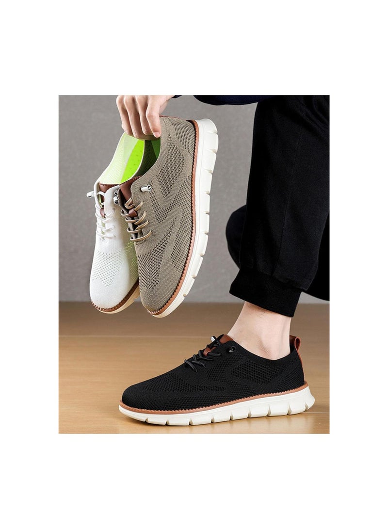 silvercnc Breeze Shoes for Men Wide, Men's Urban Mesh Dress Sneakers Business Ultra Comfortable Shoes - Image 2