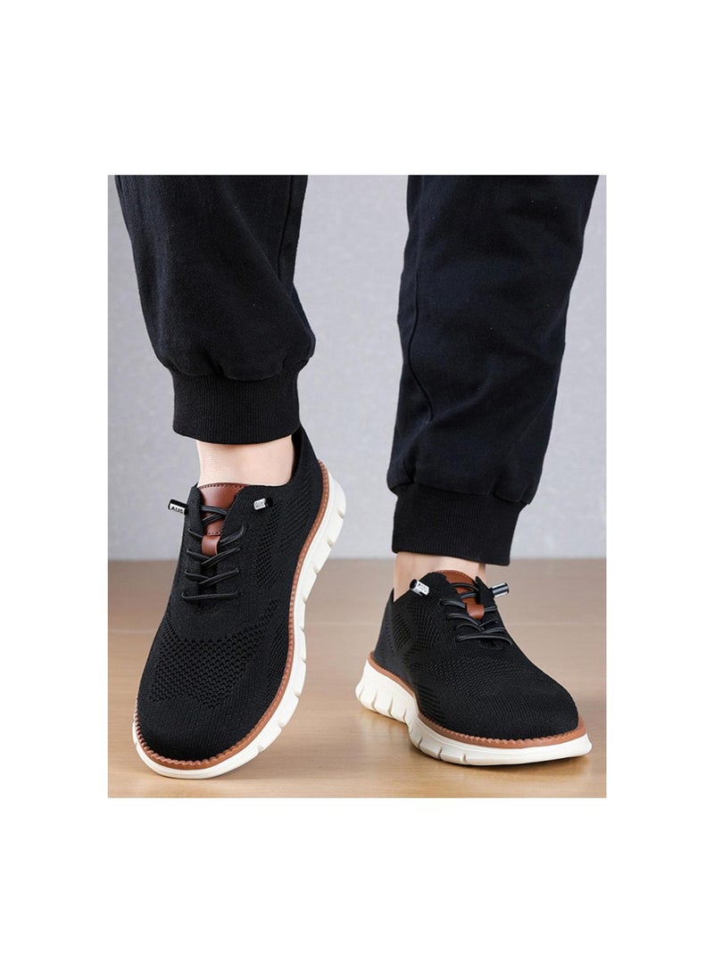 silvercnc Breeze Shoes for Men Wide, Men's Urban Mesh Dress Sneakers Business Ultra Comfortable Shoes - Image 4