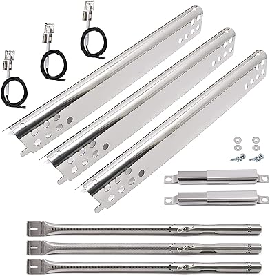 Yiming Grill Replacement Parts for Charbroil Advantage Series 3 Burner 463343015, 463642116, 463435115, 463436815, - Image 1