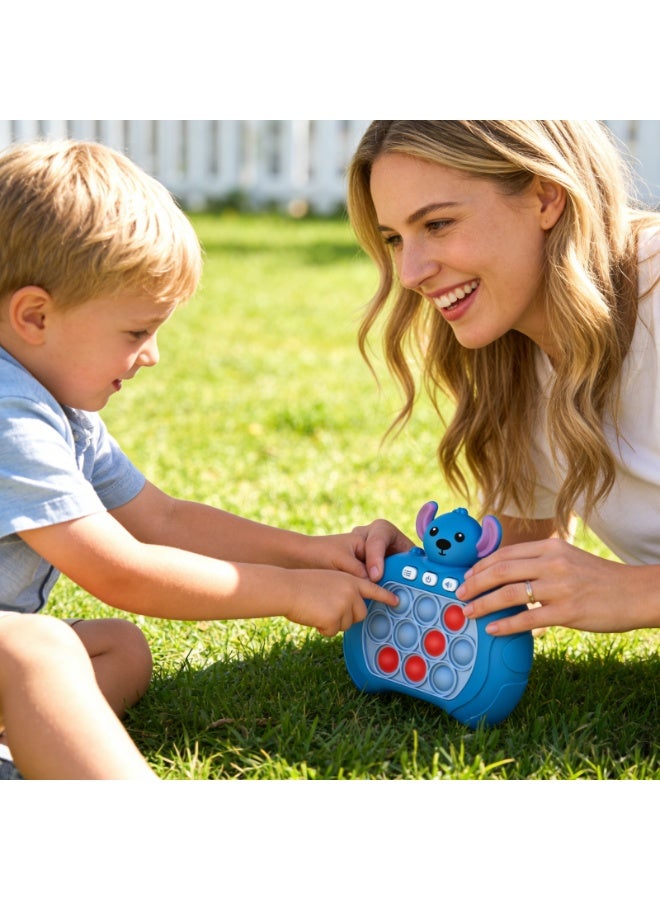 ستيتش ألعاب البوب فيدجيت للأطفال، اليدوية سريعة دفع الفقاعة لعبة، دفع الفقاعة البوب لعبة اللغز، أكثر تحديا السفر المحمولة اللغز لعبة آلة للأطفال فتاة ولد هدية عيد ميلاد - Image 3