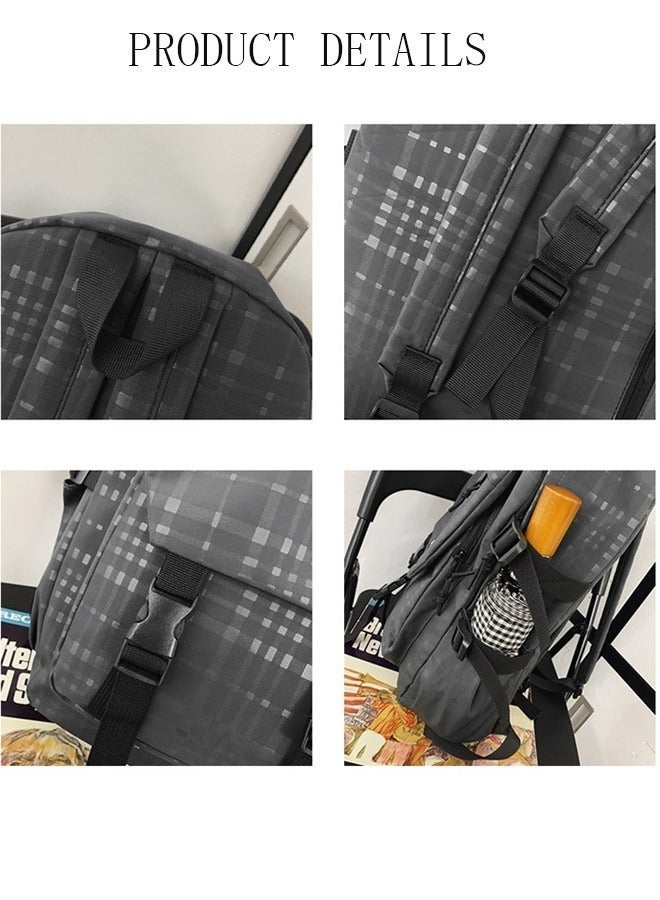 DUNISO Large Capacity Backpack Multifunction Casual Water Resistant Double Shoulder School Bag Computer Backpack Business Durable Laptops Travel Backpacks Outdoor Bags - Image 3