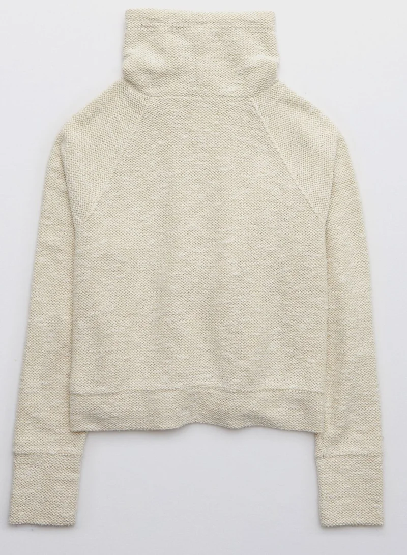 Aerie Mock Neck Sweatshirt