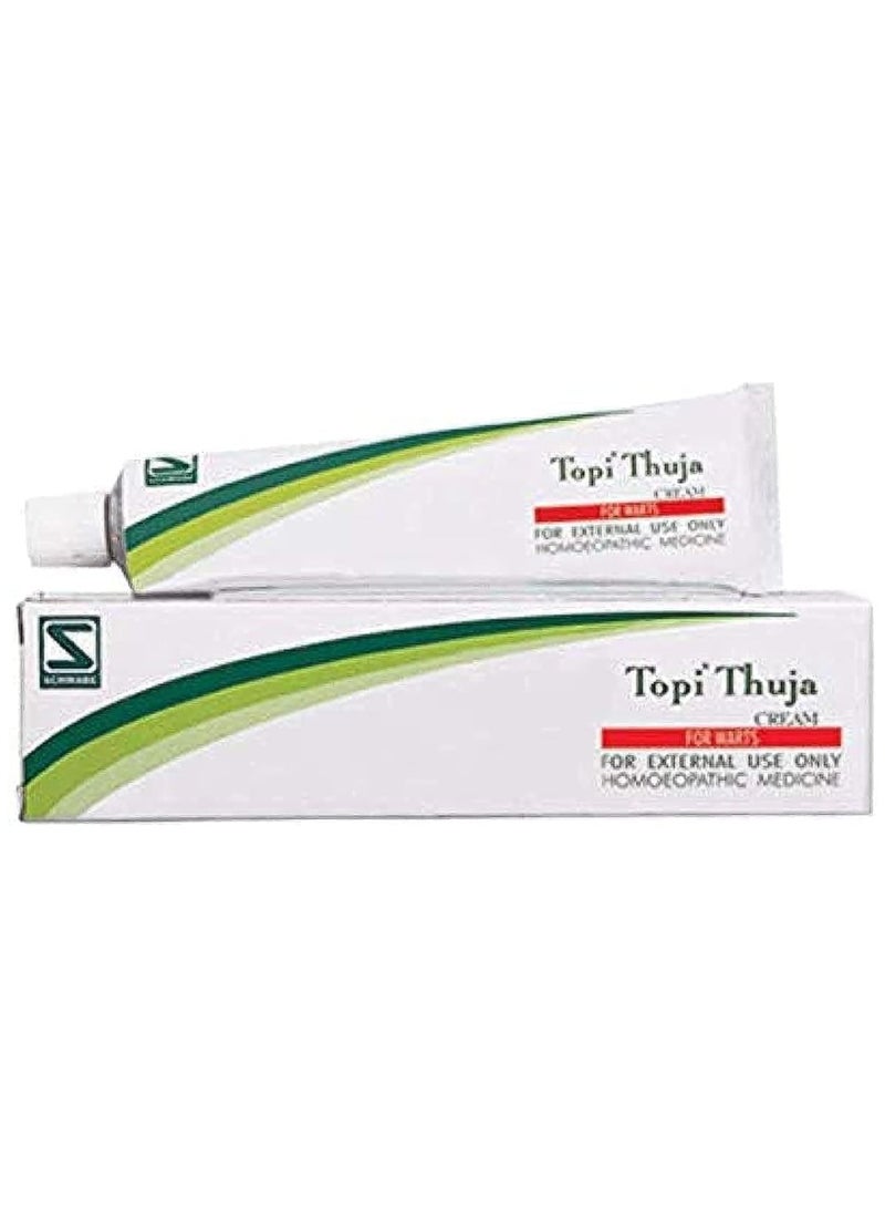 SCHWABE HOMOEPATHIC Topi Thuja Cream 25Gms Helps To Treat Warts