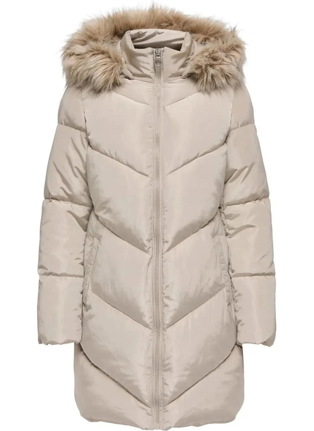 اونلي Unlimited Bf Long Puffer Otw Stone