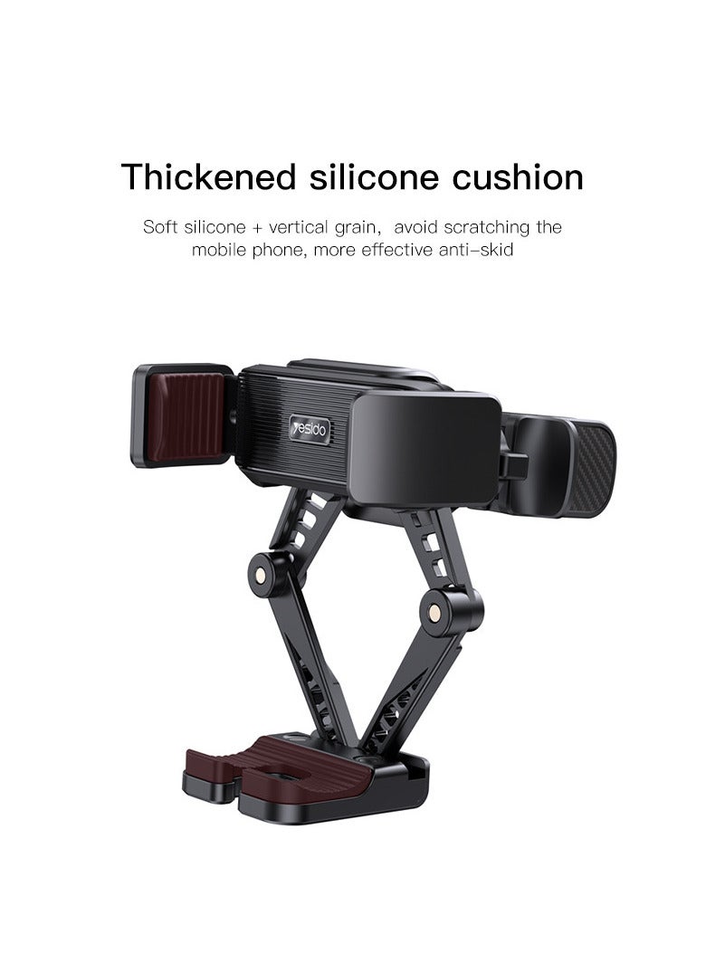 Yesido C166 Magnetic Gravity Sensor Car Phone Holder Universal Air Vent Mount for 4.7â€“7 Inch Smartphones - Image 2