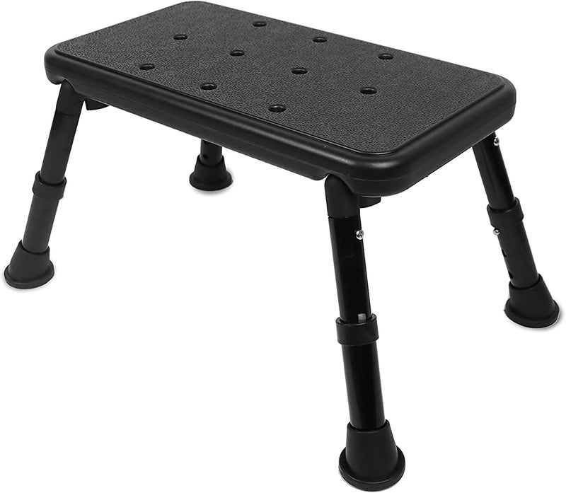 PEPE Mobility – Step Bath 25.5 cm (Maximum Weight 180 kg), Step Stool, Caravan Kitchen, Step Bath, Sturdy Bathroom Step, Non-Slip Step Stool for Bath, Black - Image 3