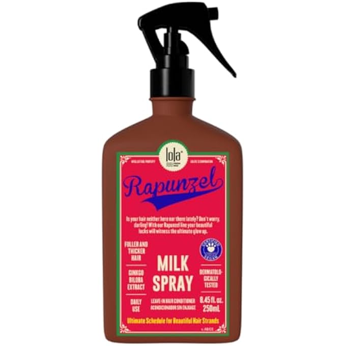 LOLA FROM RIO - RAPUNZEL LEAVE-IN CONDITIONER - MILK SPRAY 250ML - HAIR CARE FOR A SOFT AND SILKY HAIR - FASTENS HAIR GROWTH - HAIR MOISTURIZER - PREVENTS HAIR LOSS AND AGING - Image 2