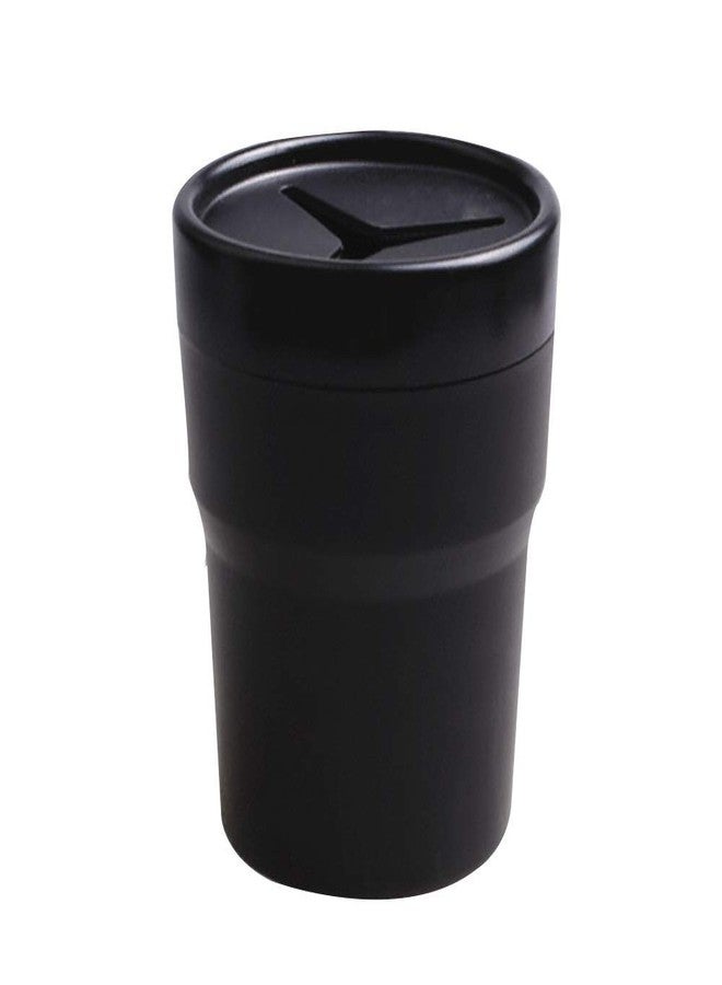 VUFVOID Portable Piggy Bank Car Coin Storage Box, Plastic Change Bucket in the Car, Removable, can Store 120 Mixed Coins, Suitable for Outdoor Car Home Desktop Bedroom Decoration (Black) - Image 1
