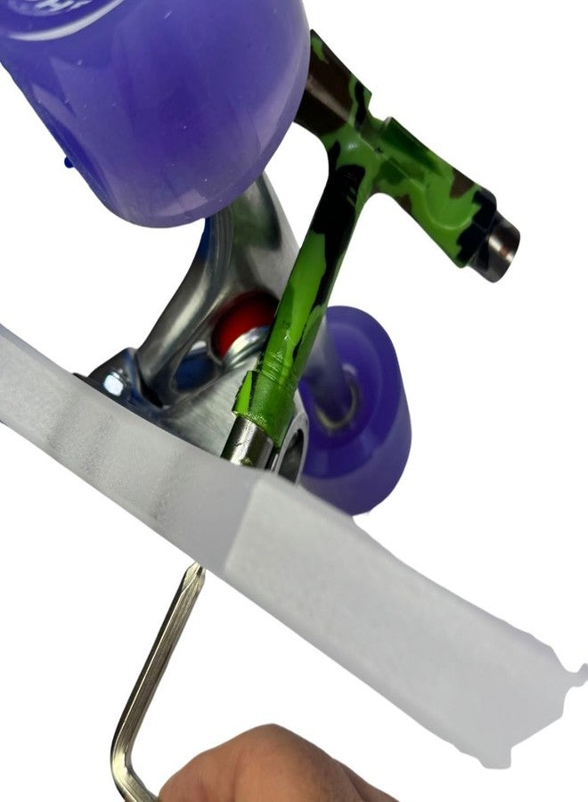 GHOST BOARDS Y3 Skateboard Tool Kit - All-in-One T Tool for Skateboard, Longboard, Roller & Skate - Multi-Function Portable Skate Tool with T-Type Allen Key & L-Type Phillips Head Wrench (Skulls) - Image 3