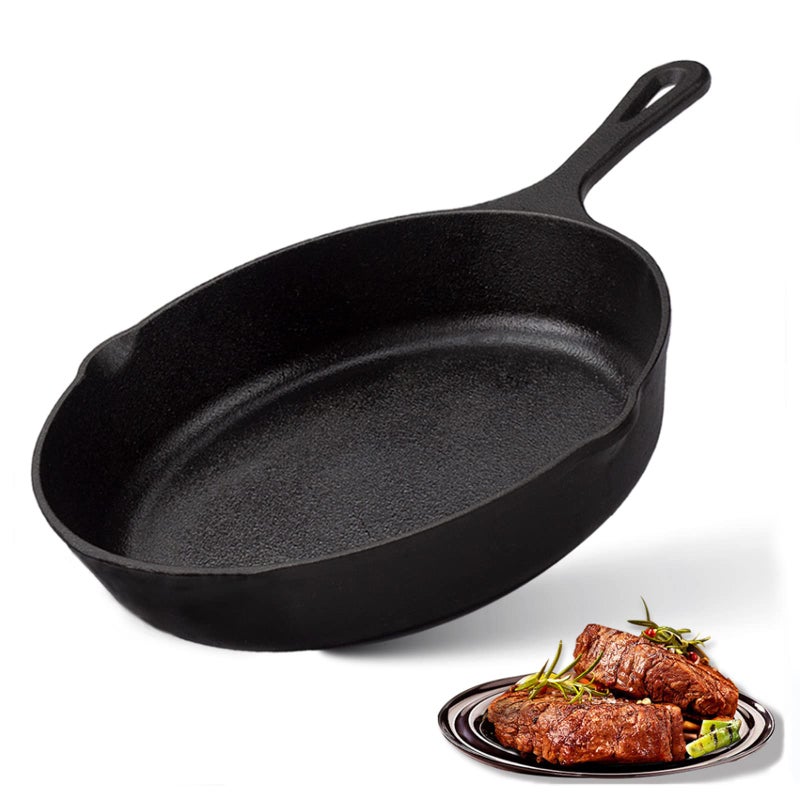 Z GRILLS Mini Cast Iron Skillets, Pre-Seasoned Cast Iron Frying Pan for Cooking & Grill, Stovetop, Camping Firepit, Induction, Oven Safe Cookware, 6.5 Inch - Image 1