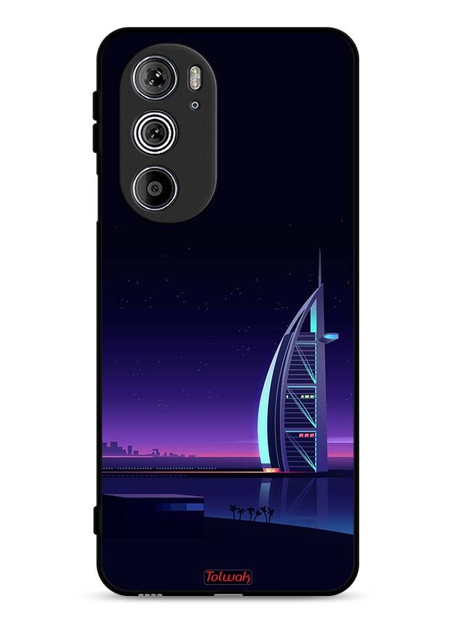 Tolwak Motorola Edge 30 Pro Protective Case Cover Burj Arab Digital Art - Image 1