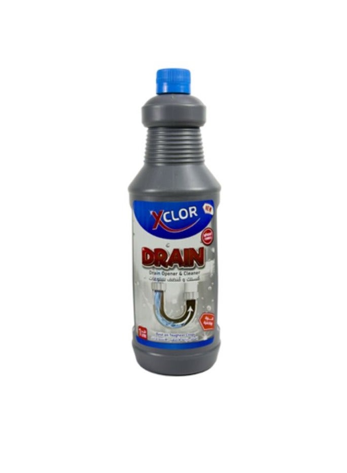X-Clor Drain Blockage Removal and Unblocking Drain 1 Liter (2 Pack Offer) 