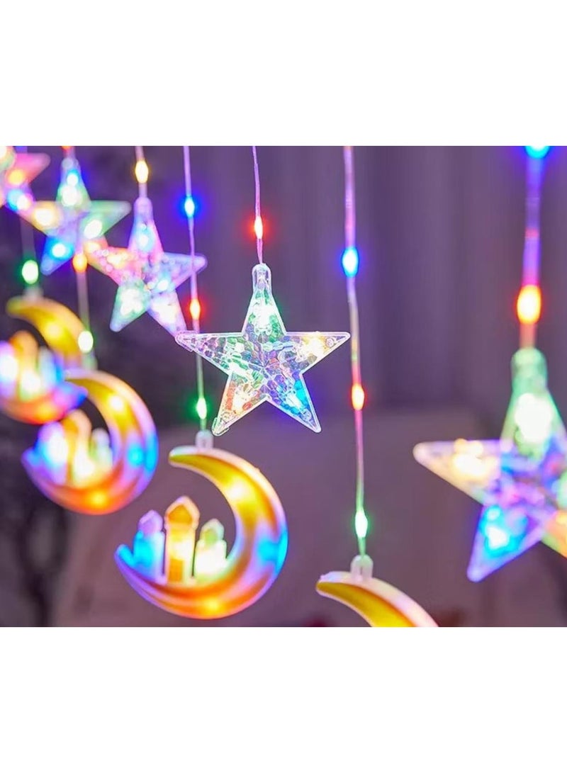 Generic Ramadan String Lights - Shape of stars , Moon and Masjid - Image 1