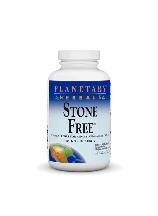PLANETARY HERBALS ستون فري 820 ملغ دعم عشبي للكلى والمرارة 180 قرص - Image 4