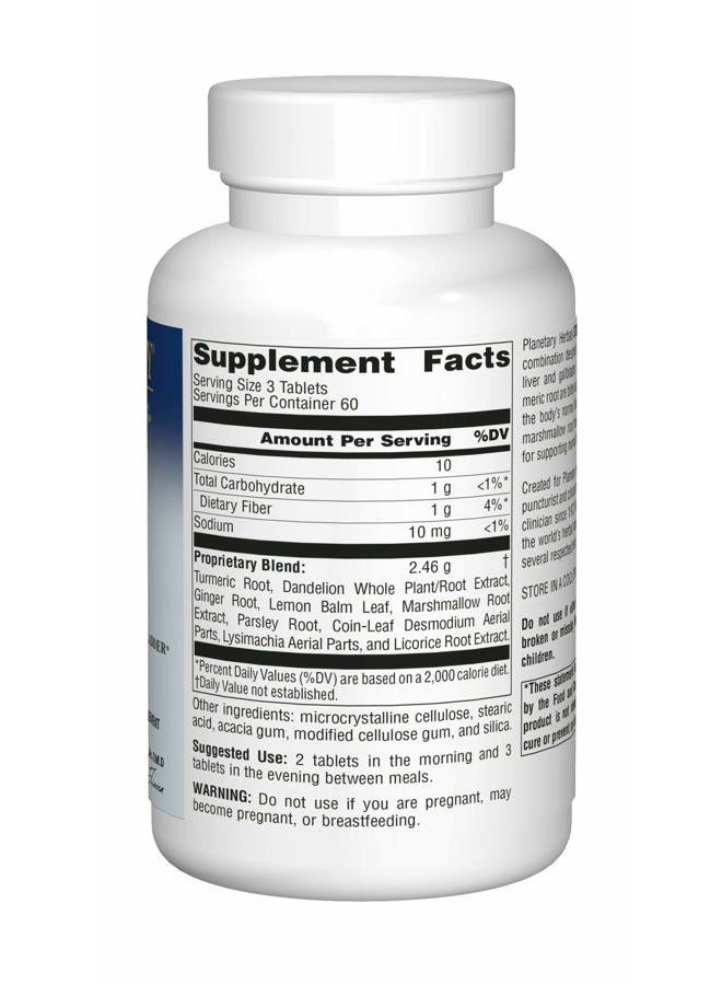PLANETARY HERBALS ستون فري 820 ملغ دعم عشبي للكلى والمرارة 180 قرص - Image 3