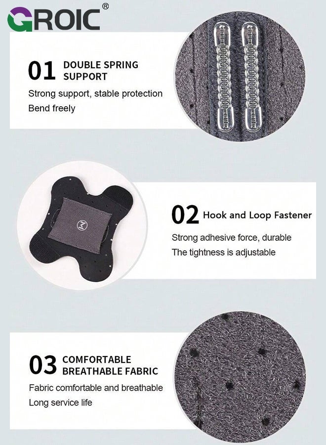 GROIC حارس إصبع كرة السلة، لفافات جبيرة الإصبع القابلة للتعديل، دعامة إصبع الزناد، جبائر إصبع ماليت، حراس إصبع، أكمام دعم الإصبع لحماية كرة السلة وكرة الطائرة والتنس - Image 3