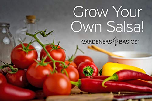 Gardeners Basics, Heirloom Hot Salsa Growing Seed Packets 8 Varieties Habanero, Jalapeno, Serrano Peppers, Roma, San Marzano Tomato, Cilantro, Green Onion, Tomatillo for Garden Non-GMO Heirloom - Image 4