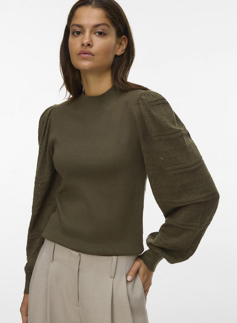 VERO MODA Vmnewlimone Ls Highneck Pullover Boo - Image 4