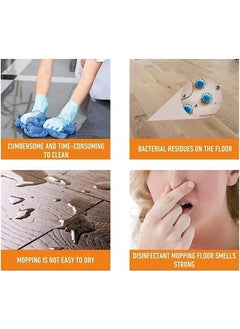 JUE-FISH Floor Cleaner - Momeng Hardwood Floor Cleaner Orange - Floor Cleaner Liquid Momeng - Powerful Decontamination Floor Cleaner - Multipurpose Cleaning Concentrate - Polishing Brightening Tile Cleaner 100ML  - Image 5
