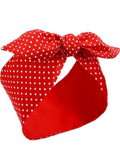 Costume Headband White Polka Dot Bandana Headband Wire Headband Retro Hairband Headwrap Hair Accessories For Women And Girls (Small Dots Red) - pzsku/ZA47656E2091C6082AAE4Z/45/_/1660136404/21262d4d-bba9-459a-89ae-e01cdd0ed3ee