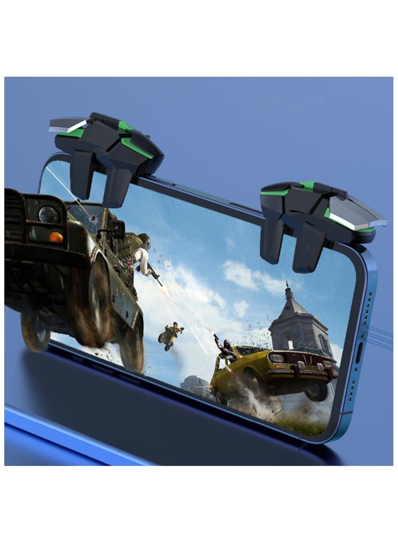 PUBG Mobile Trigger Game Controller 4 Triggers L1R1 L2R2, Gaming Joystick Gamepad Compatible with Mobile Phone Android iPhone iOS ,Compatible with 3-12mm thick phone - Image 5