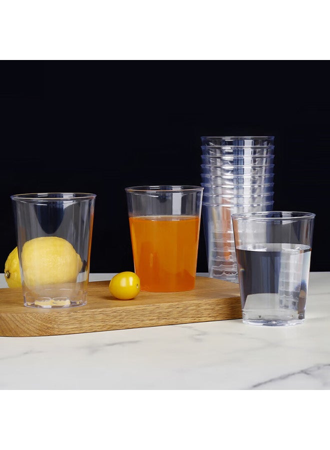 Jiamo Disposable Aviation Cups, 300ml, Thick Plastic, Tea Cups, Kung Fu Tea Cups, Small Wine Cups, Beverage Cups, 80 Pieces - Image 3