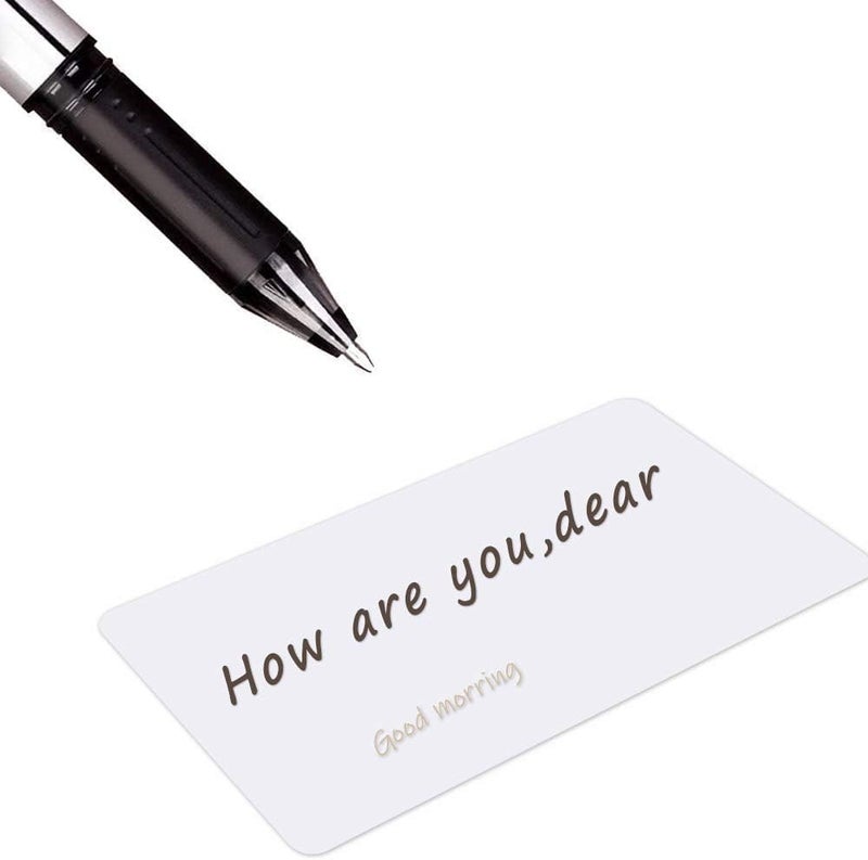 Primbeeks 228pcs Premium Blank White Business Cards, 3.5" x 2.2" Small Note Kraft Paper, Double-Sided, Multi-Use - Image 4