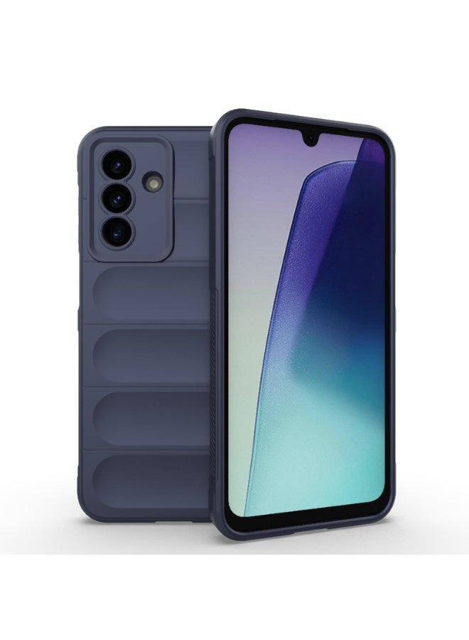 Phone case cover Magic Shield TPU + Silicone Shockproof Phone Case For  Samsung Galaxy A17 (Dark Blue) - Image 1