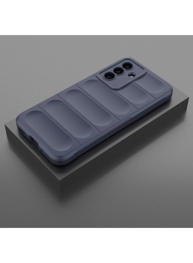 Phone case cover Magic Shield TPU + Silicone Shockproof Phone Case For  Samsung Galaxy A17 (Dark Blue) - Image 3