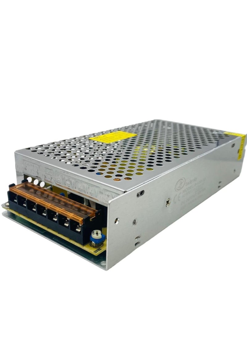Lucky Sky 1PC AC 220V إلى DC 12V 10A محول منظم تبديل برنامج تشغيل امدادات الطاقة لشريط إضاءة LED ، CCTV ، راديو ، مشروع كمبيوتر. (12 فولت 10 أمبير) - Image 1