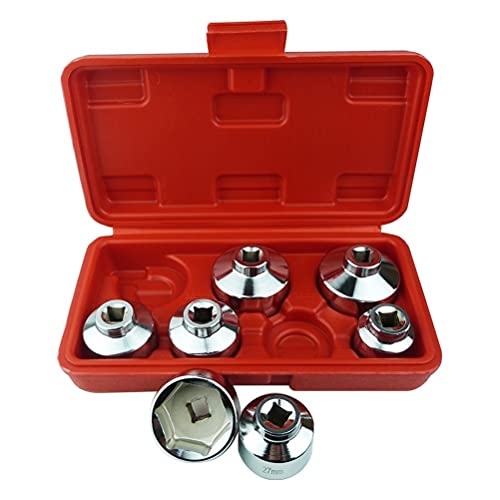 Shonee Oil Filter Socket Set, Oil Filter Wrench Set includes 24mm,27mm,29mm,30mm,32mm,36mm,38mm,7-Piece Filter Tool Kit for Mercedes Benz,VW,BMW etc. - Image 2
