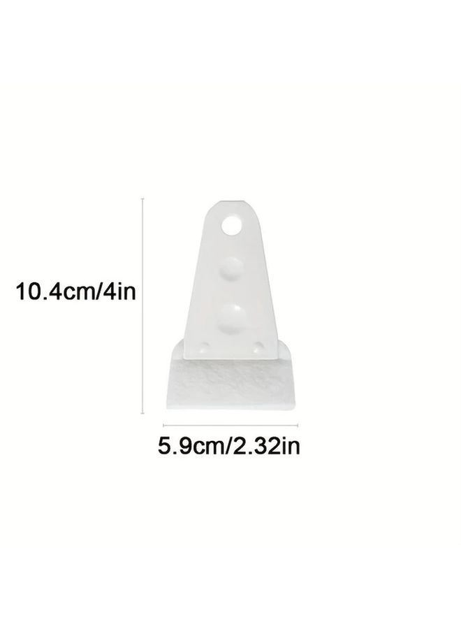 Gray 1pc Multi Functional Fan Cleaning Brush Soft Keyboard Gap Dusting Tool - Image 3